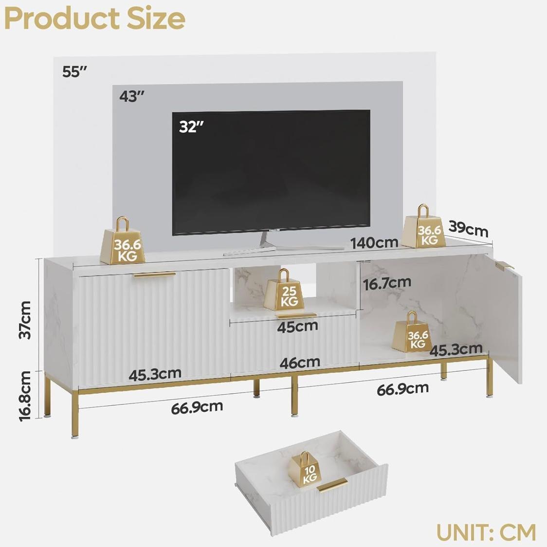 TV Schrank LED Lowboard