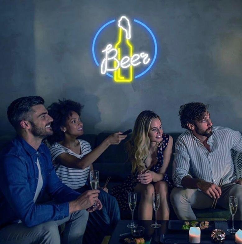 LED Neon Schild Beer