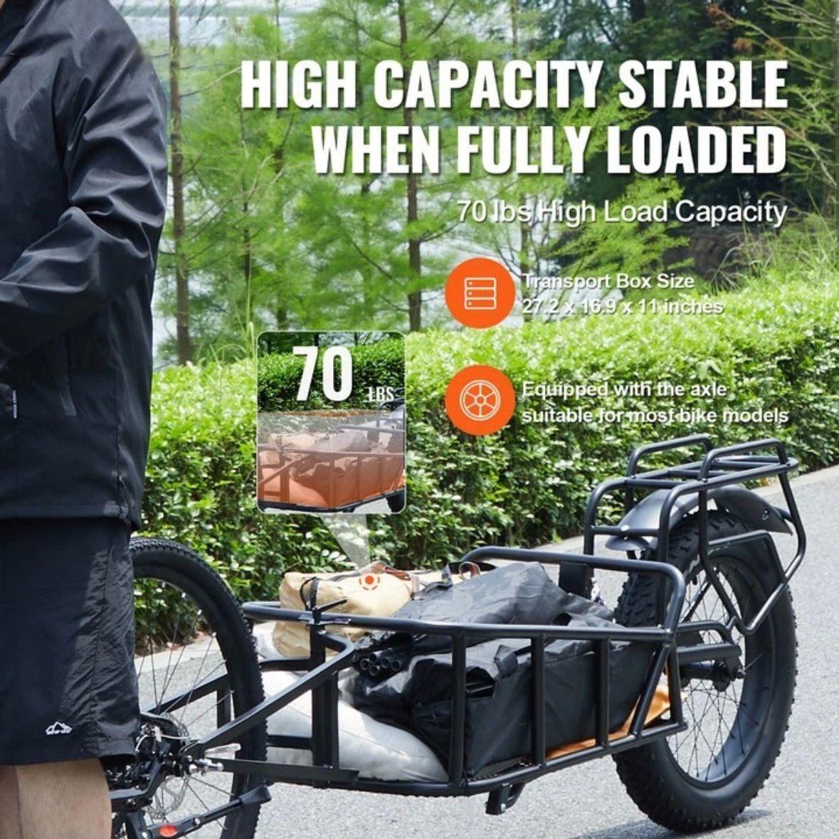 Fahrradanhänger 32kg Einrad