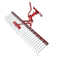 Anbau Rasenstriegel 120cm Bodenstriegel Federzinken