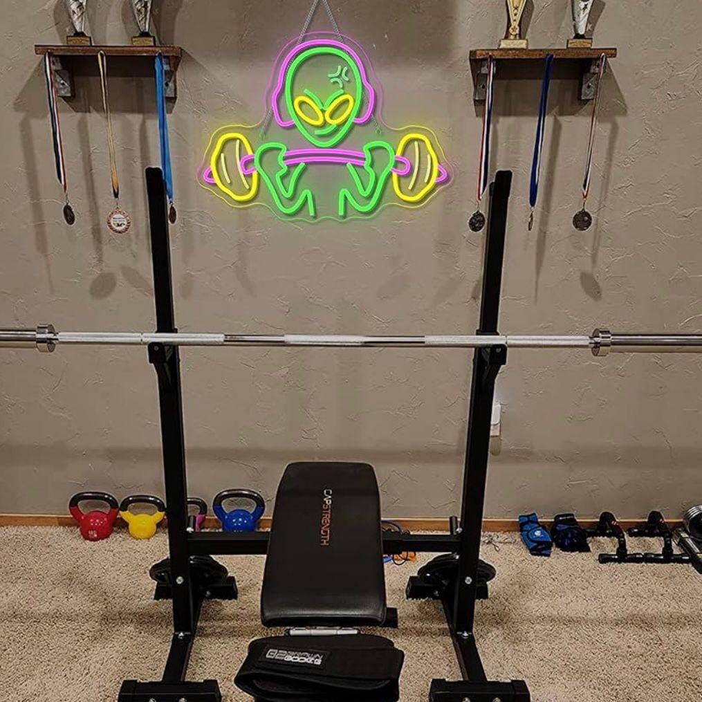 LED Neon Schild Alien Fitness