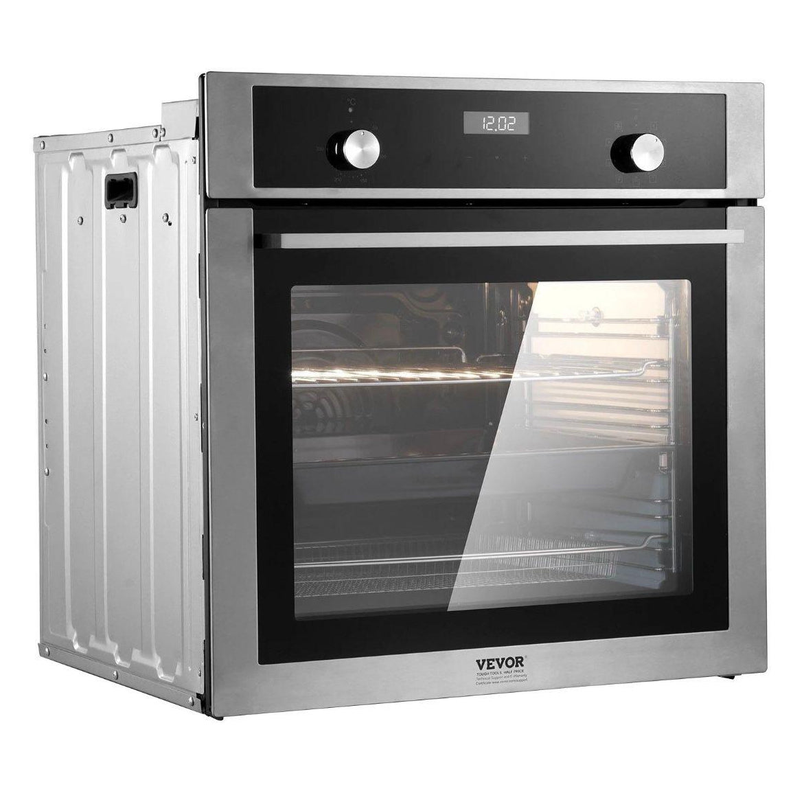 Elektrischer Einbau-Backofen 76L  3550W 9 Programme