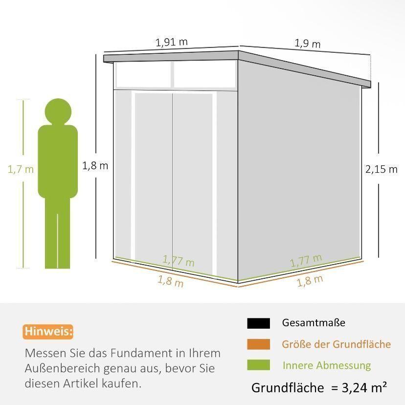 Gerätehaus Schuppen Geräteschrank Gartenschuppen