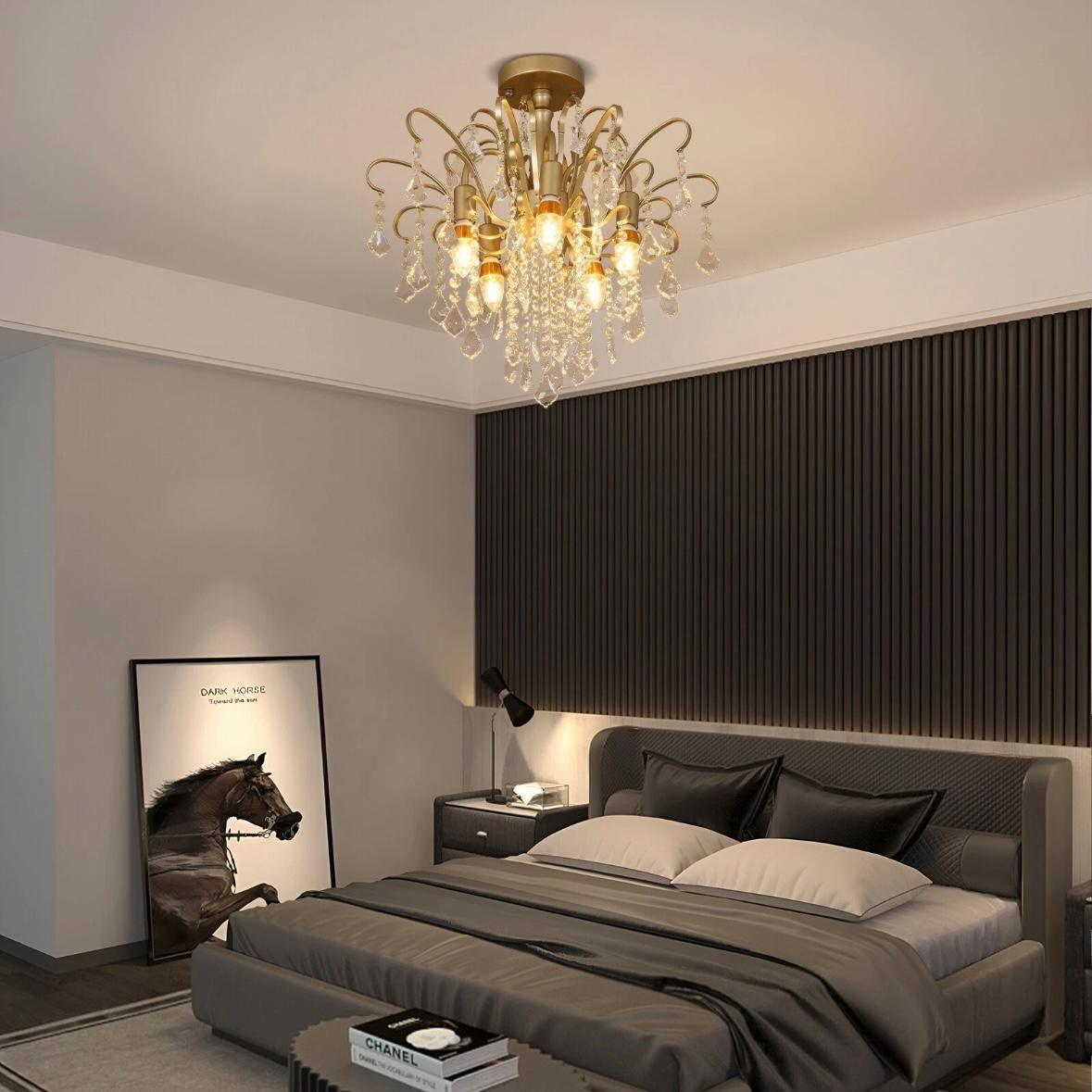 Kristall-Deckenleuchte Elegantes Design mit K9-Kristall
