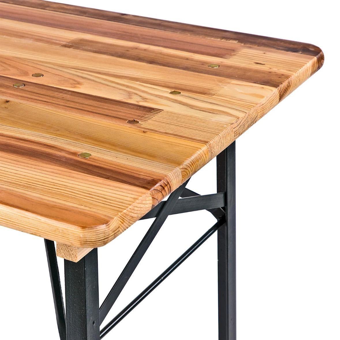 Bierzeltgarnitur 120 × 60 cm – kompakt & klappbar