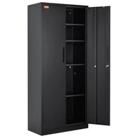 Metall Aktenschrank abschließbar 5 Ebenen Büro bis 450kg