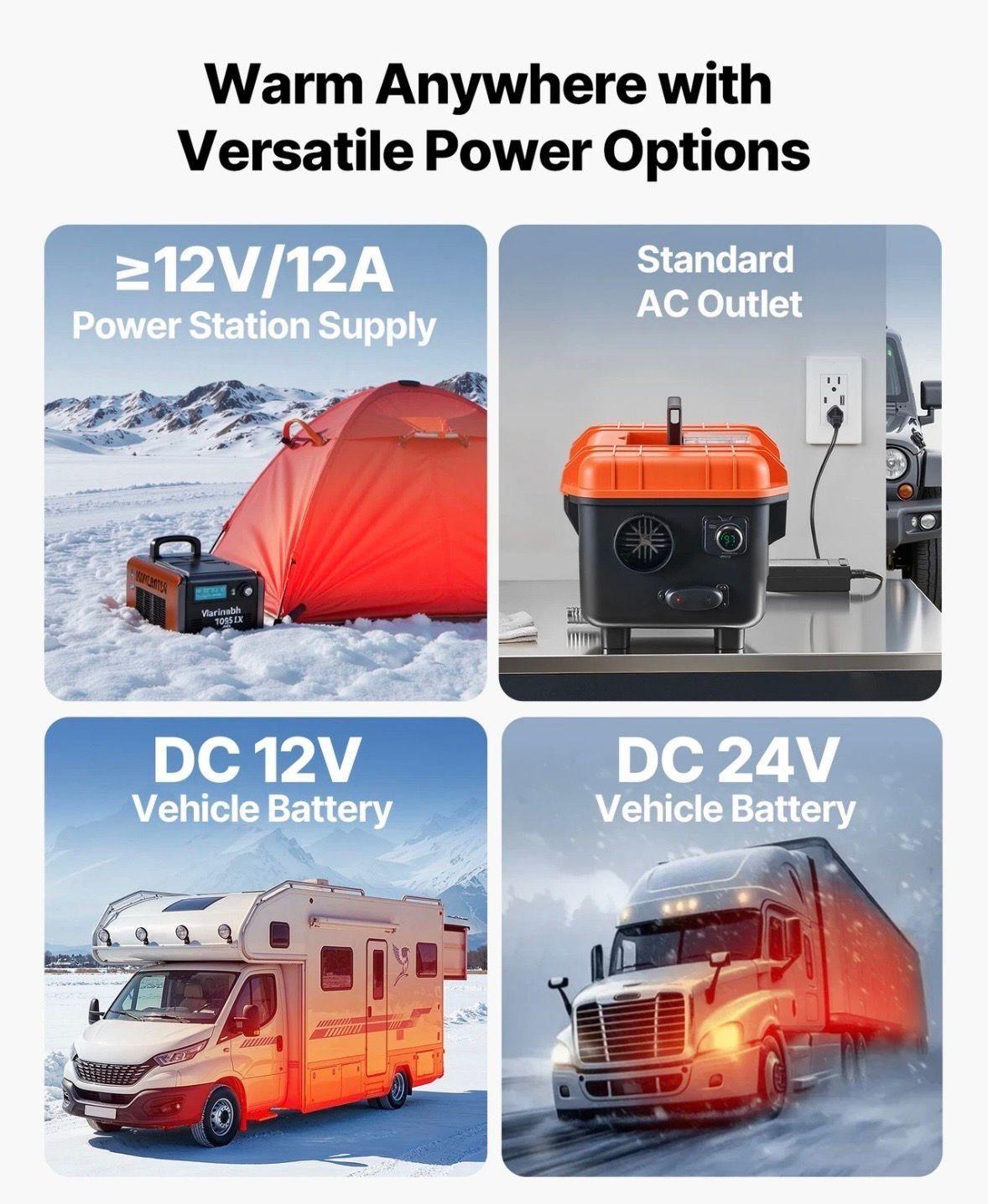 8kW Diesel Standheizung 12V/24V/220V All-in-One Heizung mit Fernbedienung