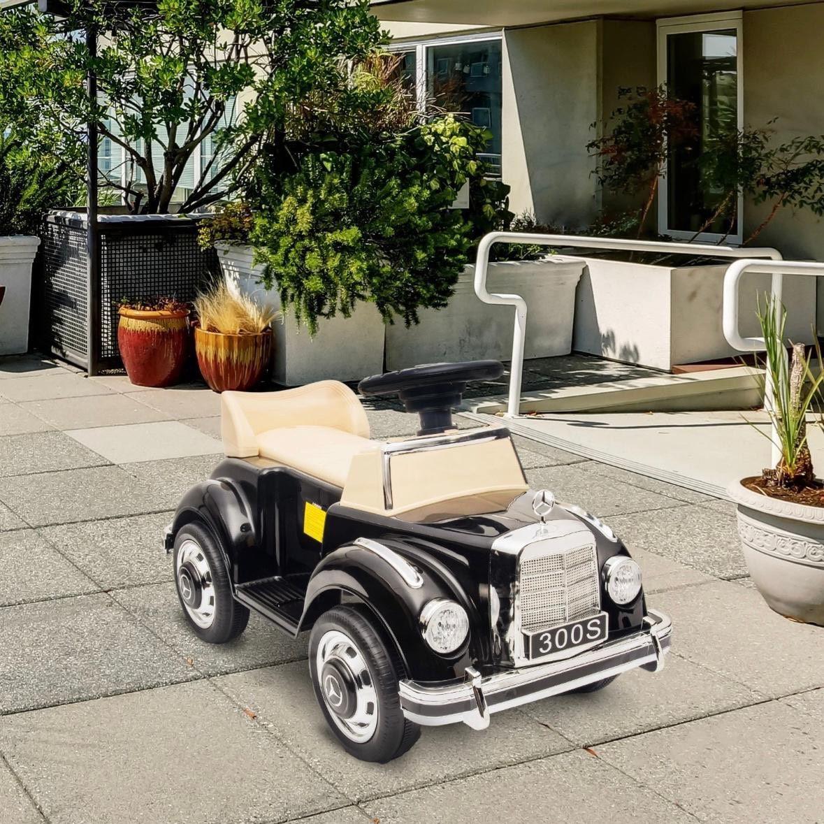 Mercedes-Benz 300S Rutschauto Kinder Schwarz – Offiziell lizenziert