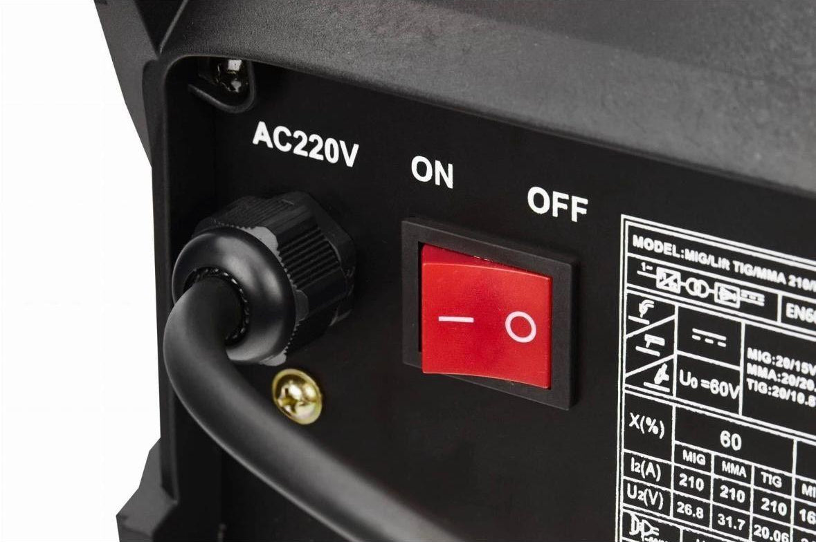 3in1 Inverter-Schweißgerät MIG Flux / WIG Lift / MMA 220A
