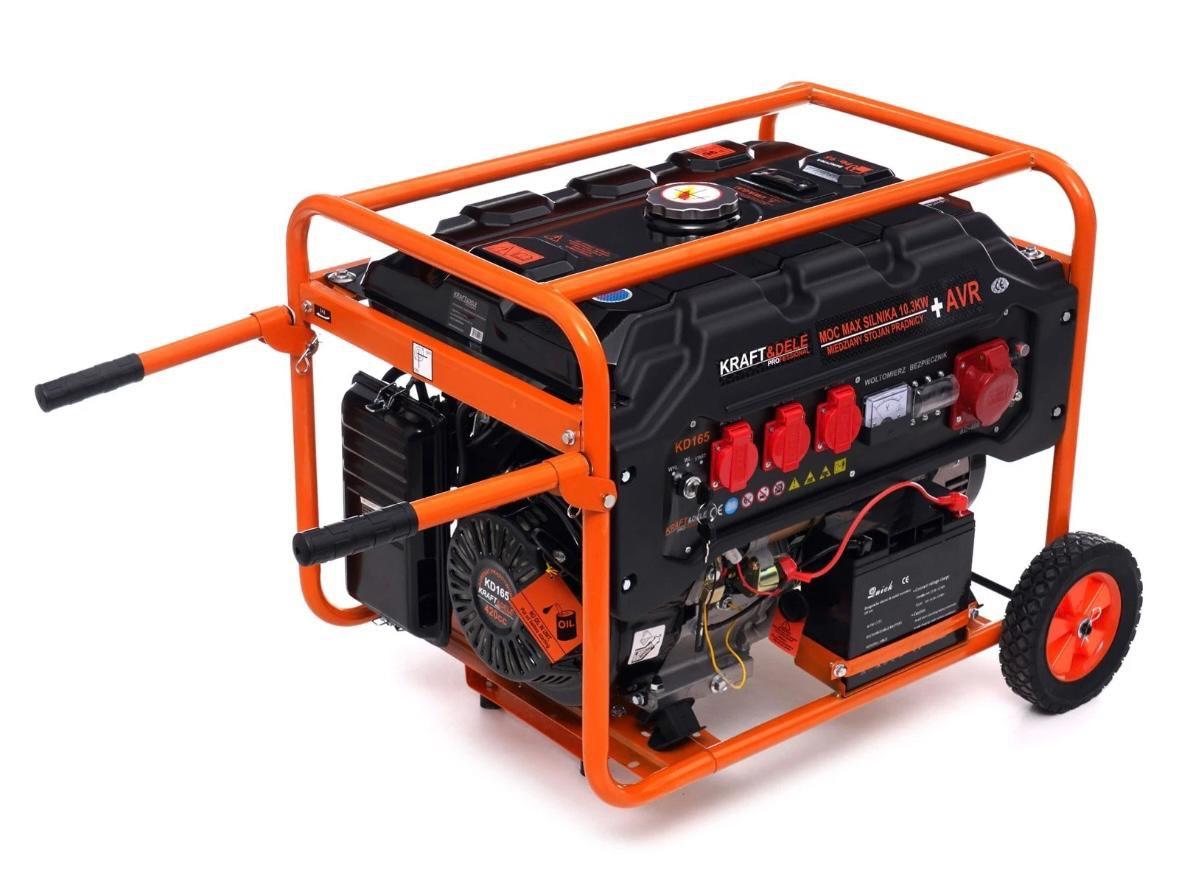 3-Phasen Stromerzeuger 5500W 380V/230V/12V Benzin Generator 15PS