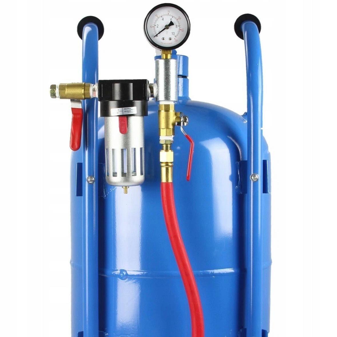 Siphon-Sandstrahler 38L mit Zubehör & 5 Düsen