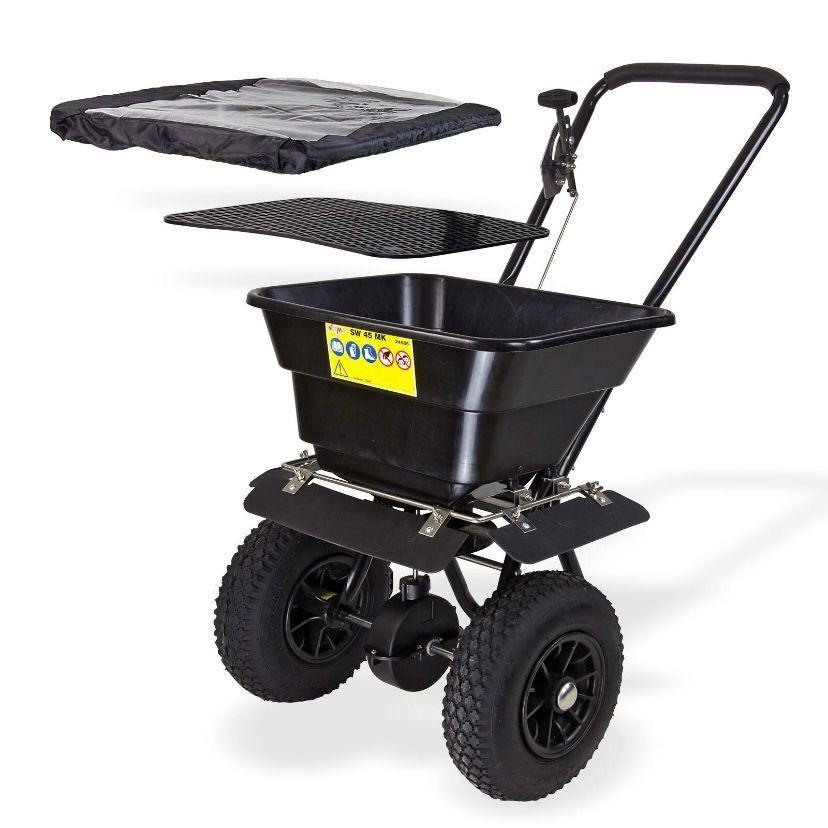 Streuwagen Garten Streuer Düngerstreuer Salzstreuer Handstreuer