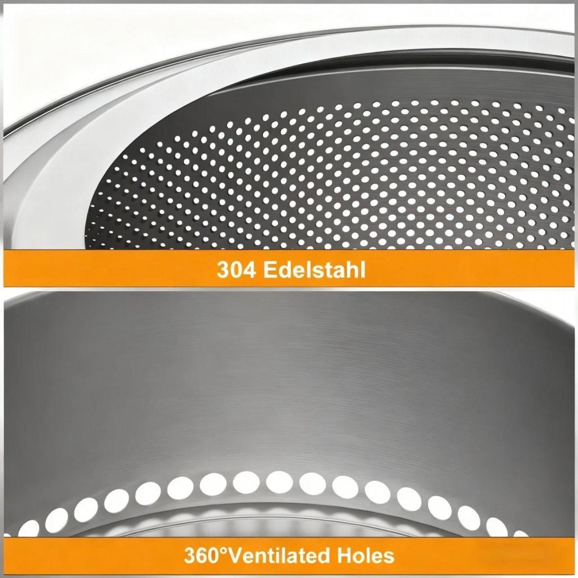 Feuerkorb Edelstahl Feuerschale