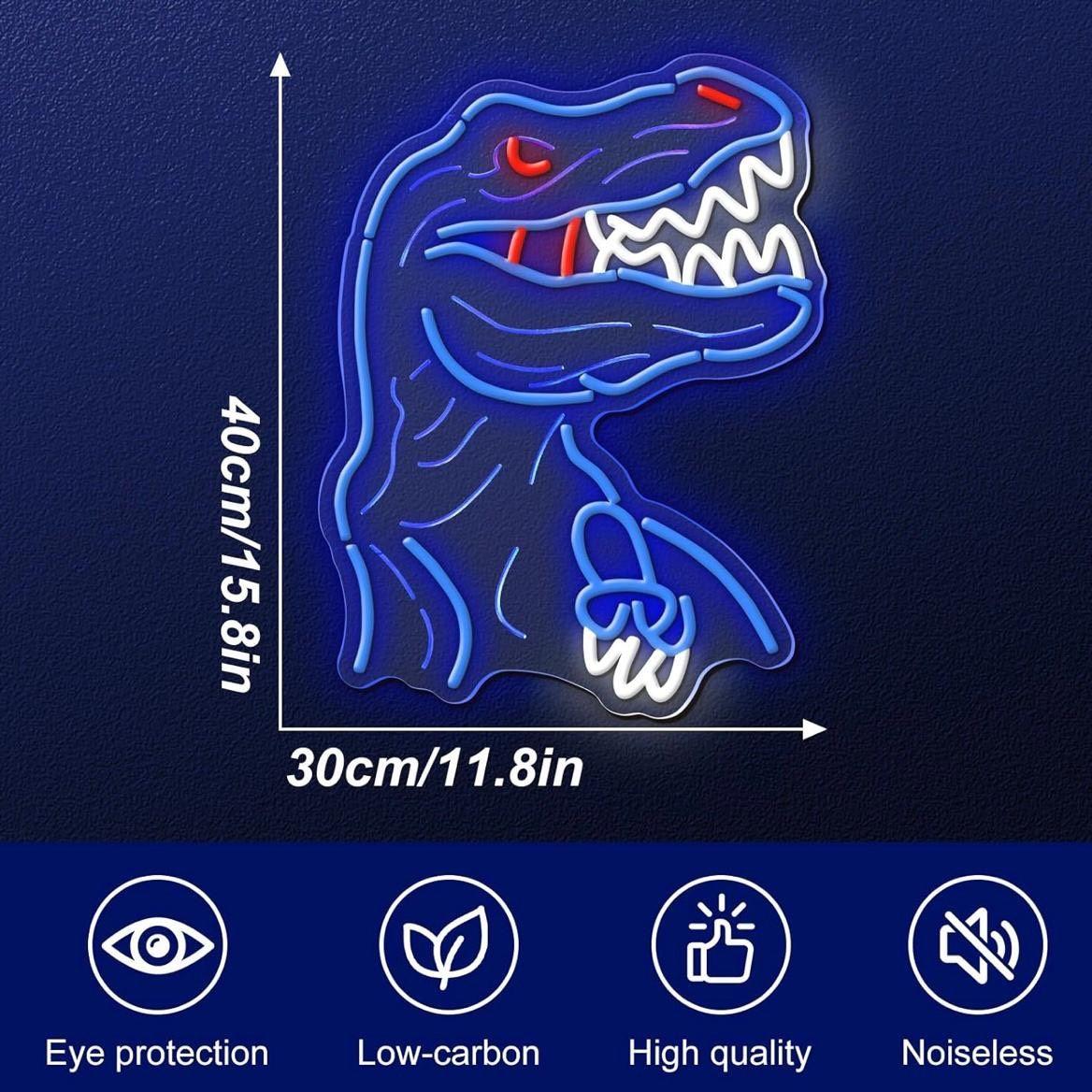 LED Neon Schild Dinosaurier