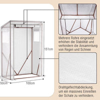 Tomaten Gewächshaus Mini Folienhaus