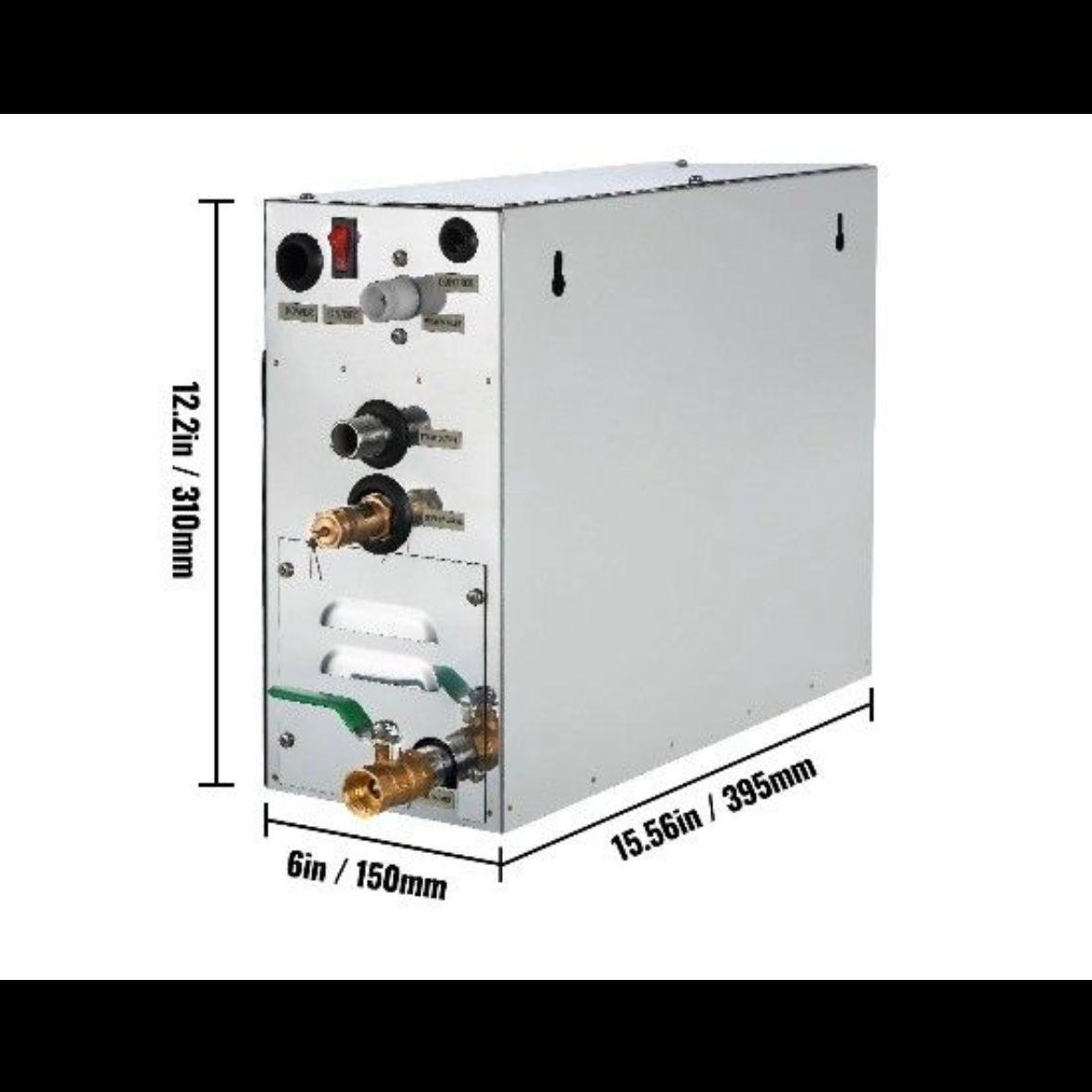 6kW Dampfgenerator für Dampfdusche & Sauna mit LED-Steuerung