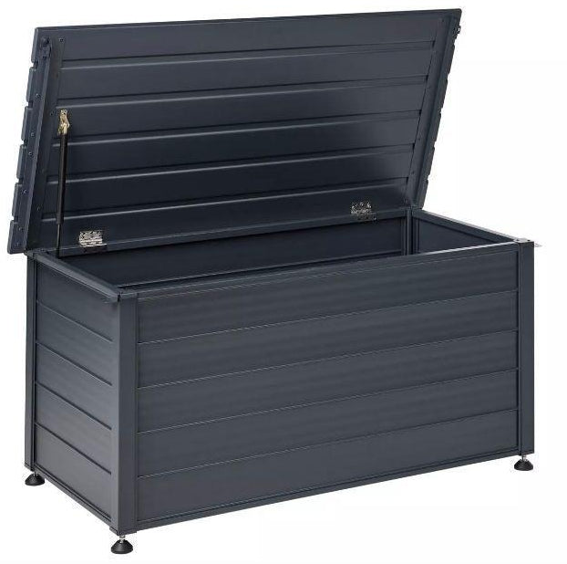 Gartentruhe Aufbewahrungsbox Gartenbox 300L Kunststoff Holzoptik