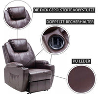 Elektrischer Massagesessel Relaxsessel & Heizung