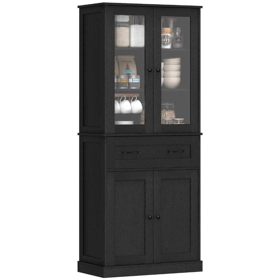 Küchenschrank Buffet schwarz