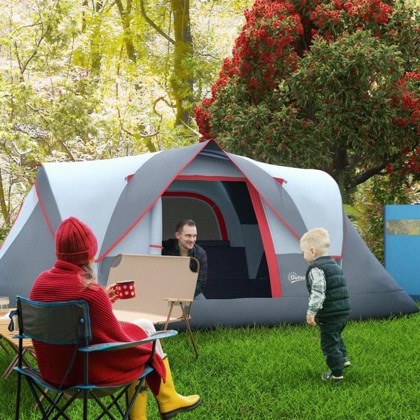 Campingzelt für 5–6 Personen – geräumig, wetterfest & ideal für Outdoor-Abenteuer