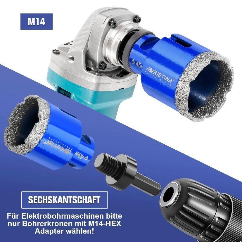 Diamant Trennscheibe 125 mm Fliesen Feinsteinzeug Granit
