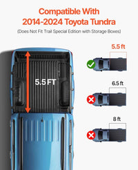 Toyota Tundra Ladeflächenabdeckung faltbar