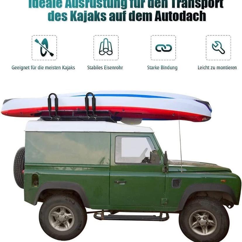 Kajakhalter Set für Autodach robust & sicher