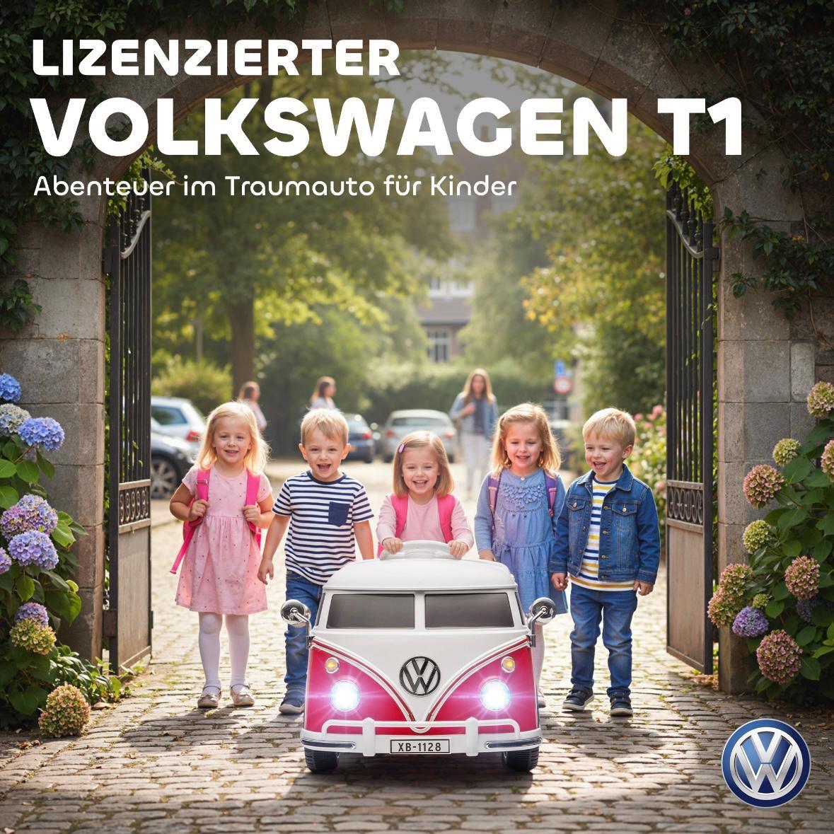 Volkswagen T1 Camper Kinder Elektroauto 12V mit MP3 & Licht