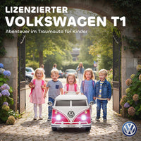 Volkswagen T1 Camper Kinder Elektroauto 12V mit MP3 & Licht