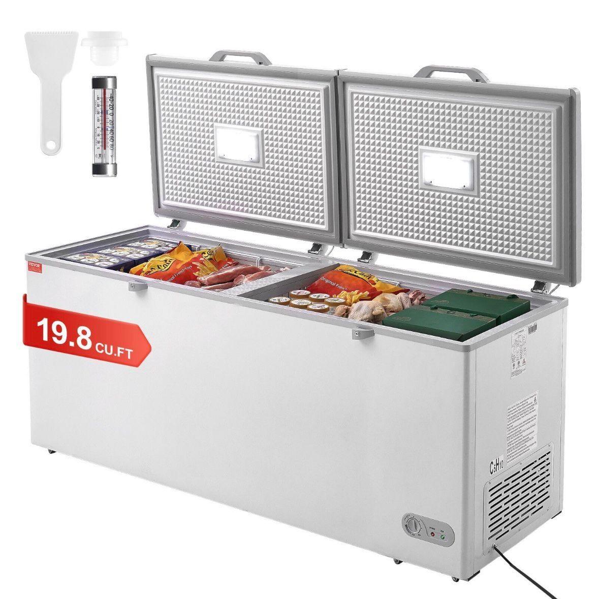 Gefriertruhe 561L mit 4 Körben Thermostat -28 bis -12°C