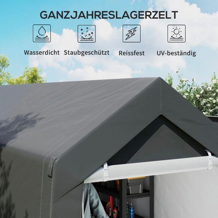 Lagerzelt Garage 3,6m wetterfest