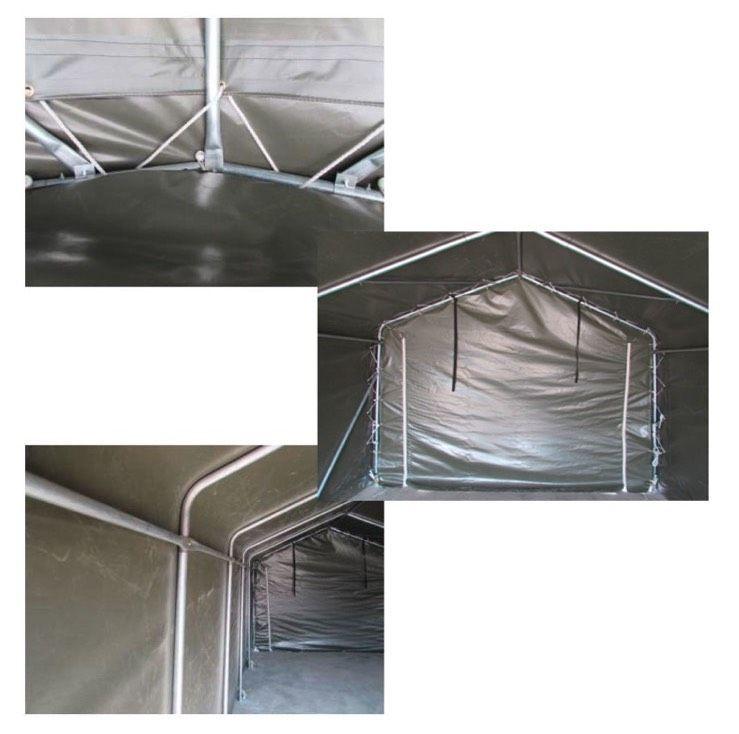 XXL Weidezelt 6×3,3m Unterstand mit PVC-Plane