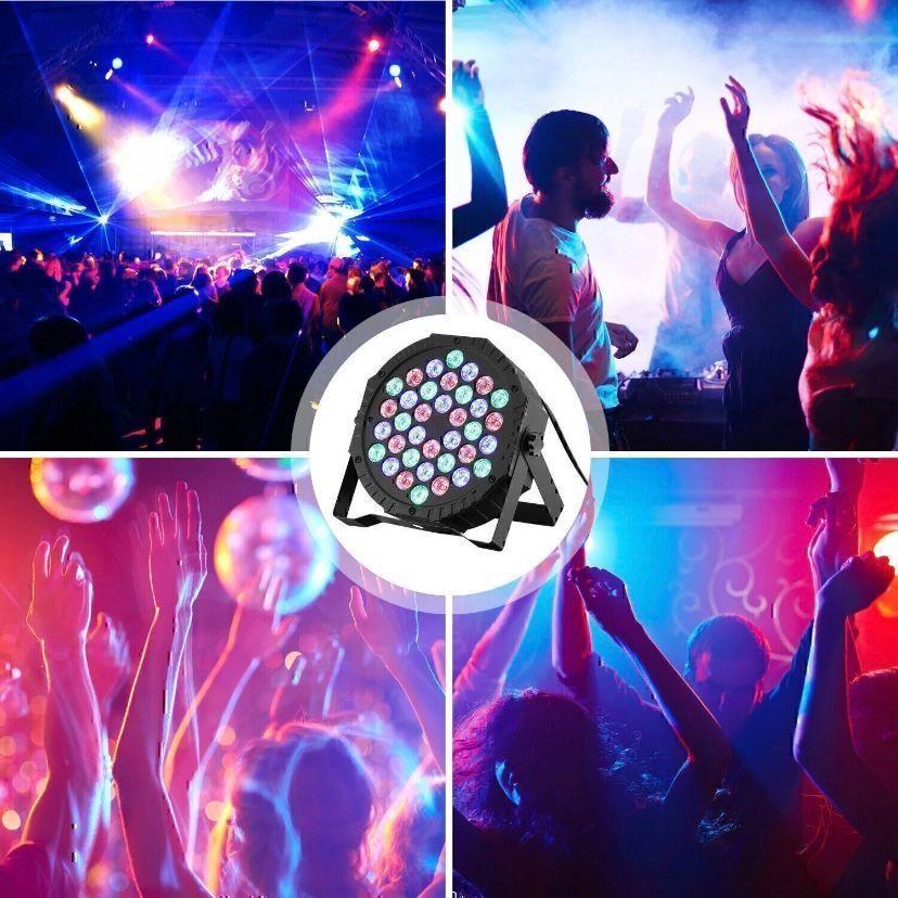 4x RGB LED Par-Lichter Bühnenbeleuchtung