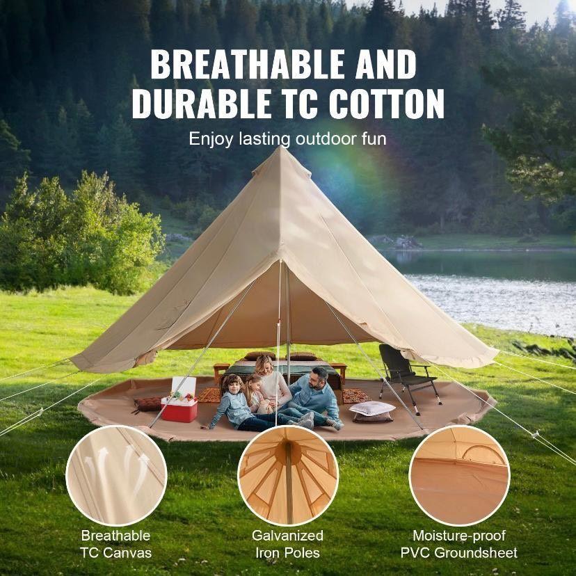 Glockenzelt im Jurten-Stil 3×2m Camping und Outdoor