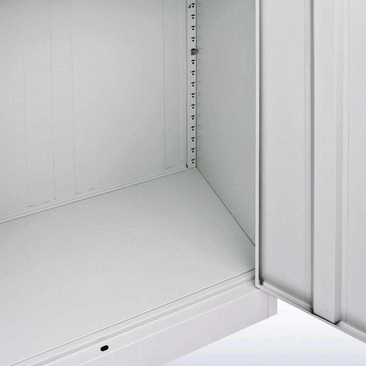 4er-Set Metall-Lagerschränke robust & vielseitig