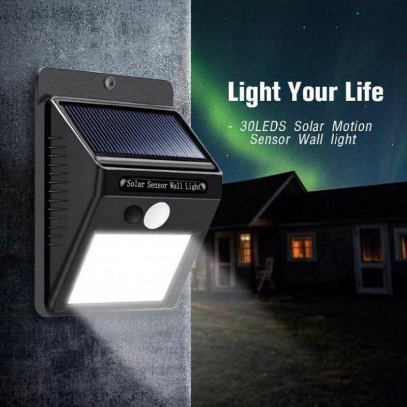Solar LED Außenleuchte Bewegungsmelder Wandlampe