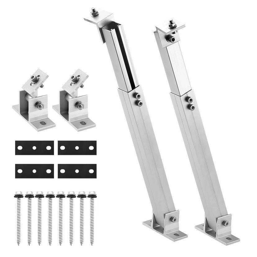 2er Set Solarmodul Aufsteller verstellbar