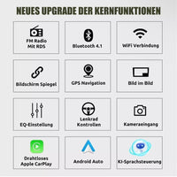 Android 14 Autoradio mit CarPlay Navi für VW Golf 5 6 Touran Caddy Jetta