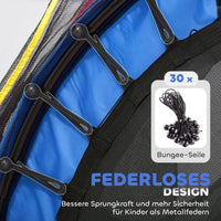 Kindertrampolin Ø140cm mit Sicherheitsnetz Indoor & Outdoor