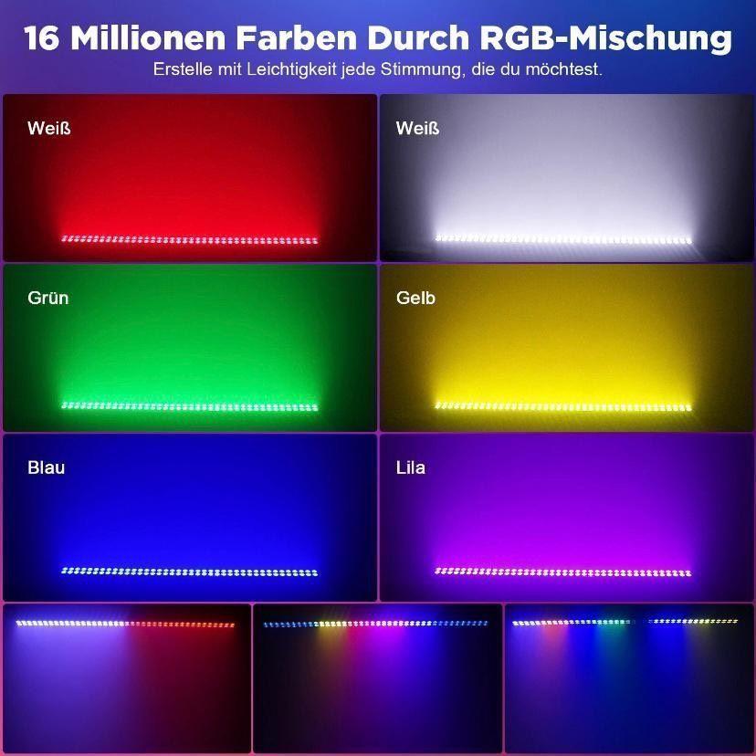2er Set LED 180W RGB  DMX Bühnenbeleuchtung 80 LEDs