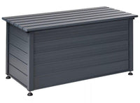 Gartentruhe Aufbewahrungsbox Gartenbox 300L Kunststoff Holzoptik