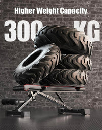 Klappbare Hantelbank – Verstellbar & bis 300 kg belastbar