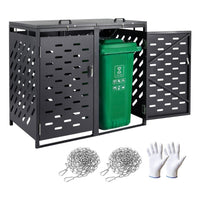 Mülltonnenbox 2x240L Mülltonnen Müllbox Tonnen