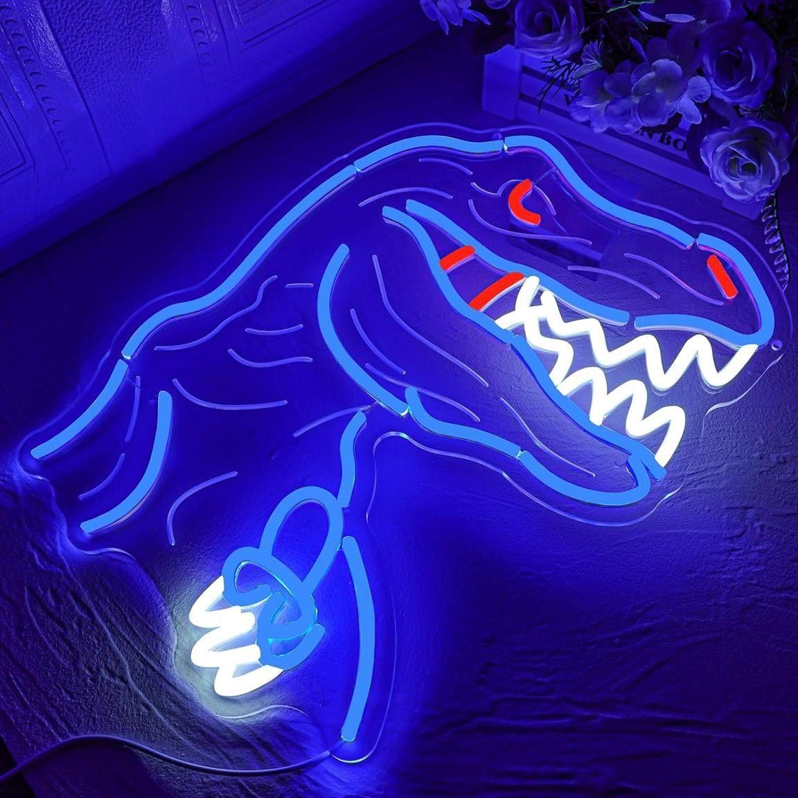 LED Neon Schild Dinosaurier