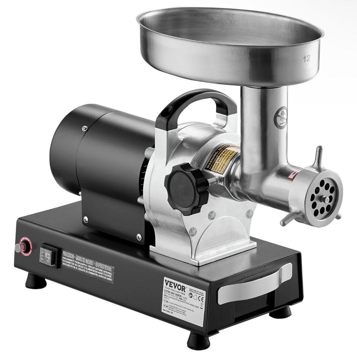 Elektrischer Fleischwolf 550W Edelstahl Wurstmaschine 12# Profi