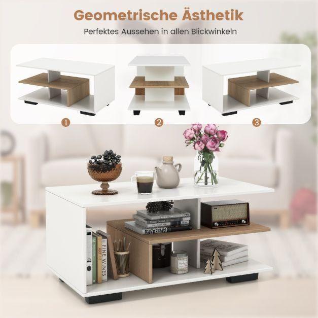 Couchtisch Holz 3 Ebenen