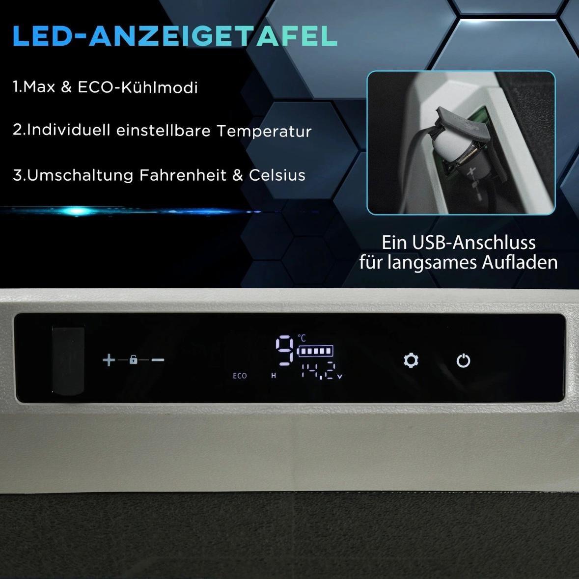 40L Kompressor Kühlbox Auto-Kühlschrank bis −20 °C