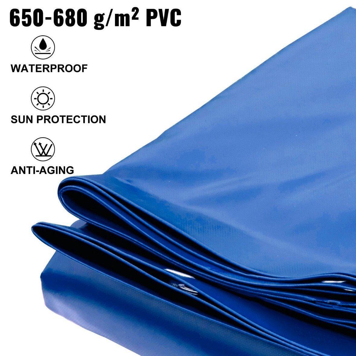 Sicherheits Poolabdeckung 4x8m PVC