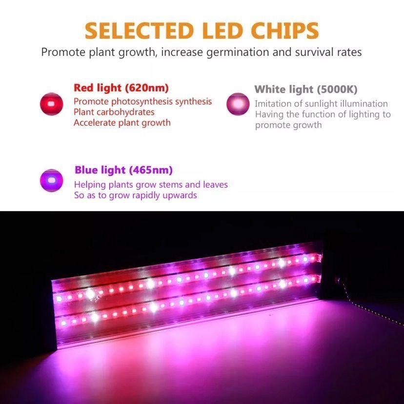 LED Pflanzenlampe 40W Vollspektrum Grow Light