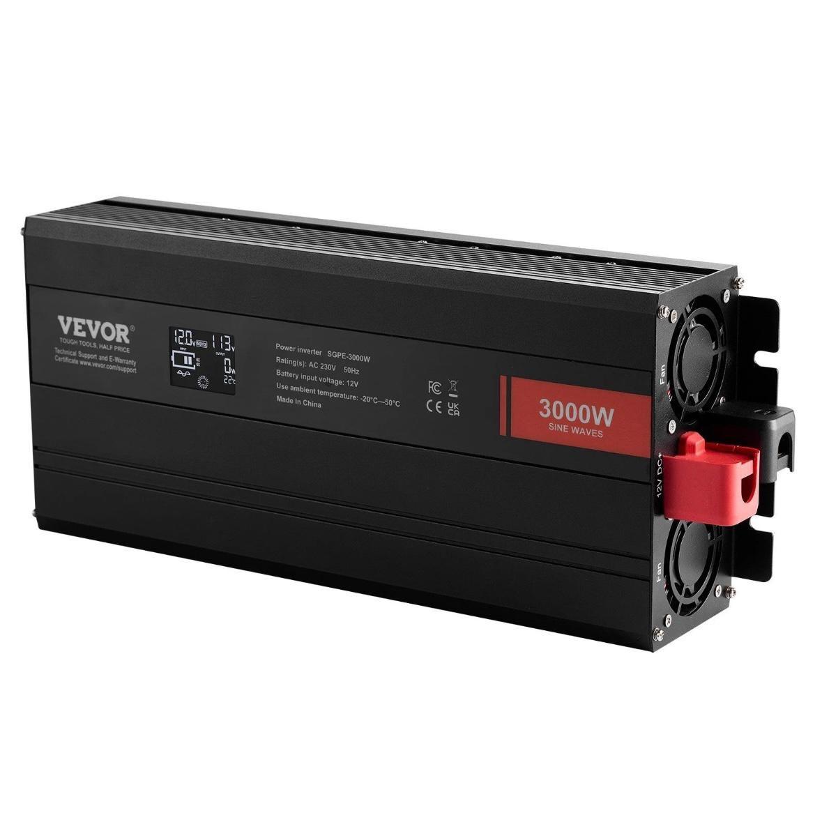 3000W Sinus Wechselrichter 12V auf 230V  Spannungswandler